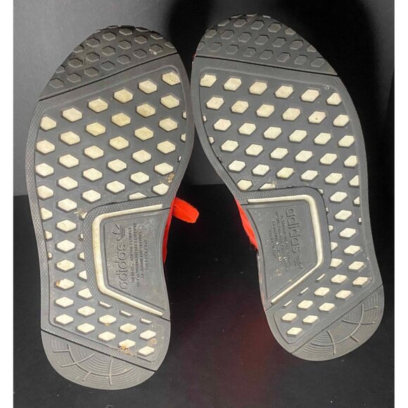 Adidas NMD R1 PrimeKnit Athletic Running Shoes Womens 7 FV1740 Signal Pink - Picture 8 of 8